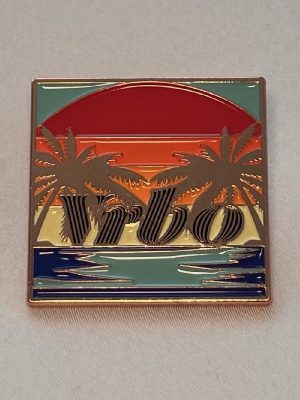 NEW Vrbo Sunset on the Beach Collectible Pin